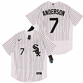 White Sox 7 Tim Anderson White 2020 Nike Flexbase Jersey,baseball caps,new era cap wholesale,wholesale hats